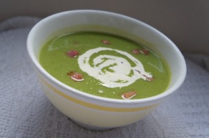 Pea and Pancetta Soup